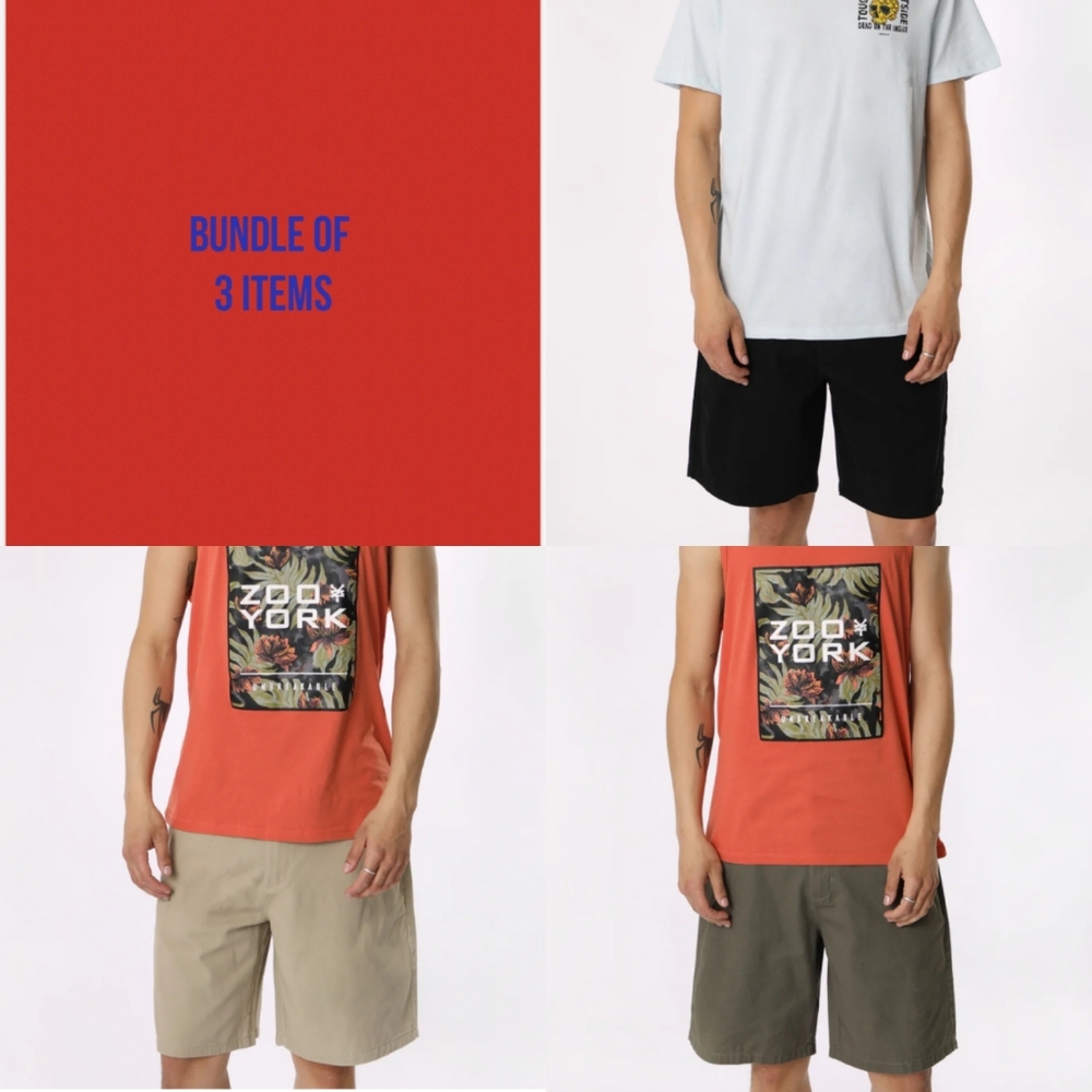 NWT West49 Men's Twill Chino Shorts bundle